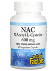 NAC, 600 mg, 60 Vegetarian Capsules