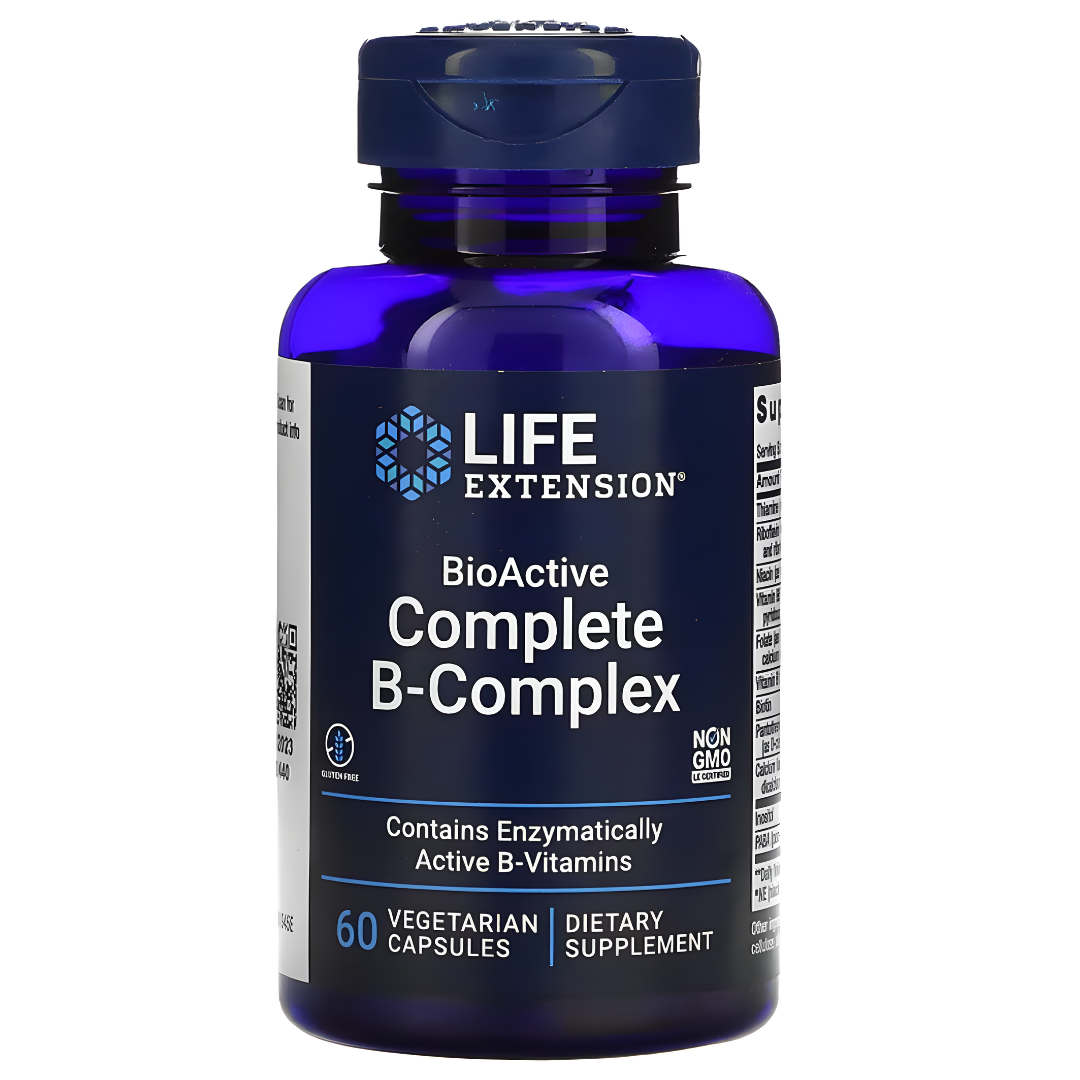 BioActive Complete B-Complex, 60 Vegetarian Capsules