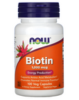 Biotin, 1,000 mcg, 100 Veg Capsules